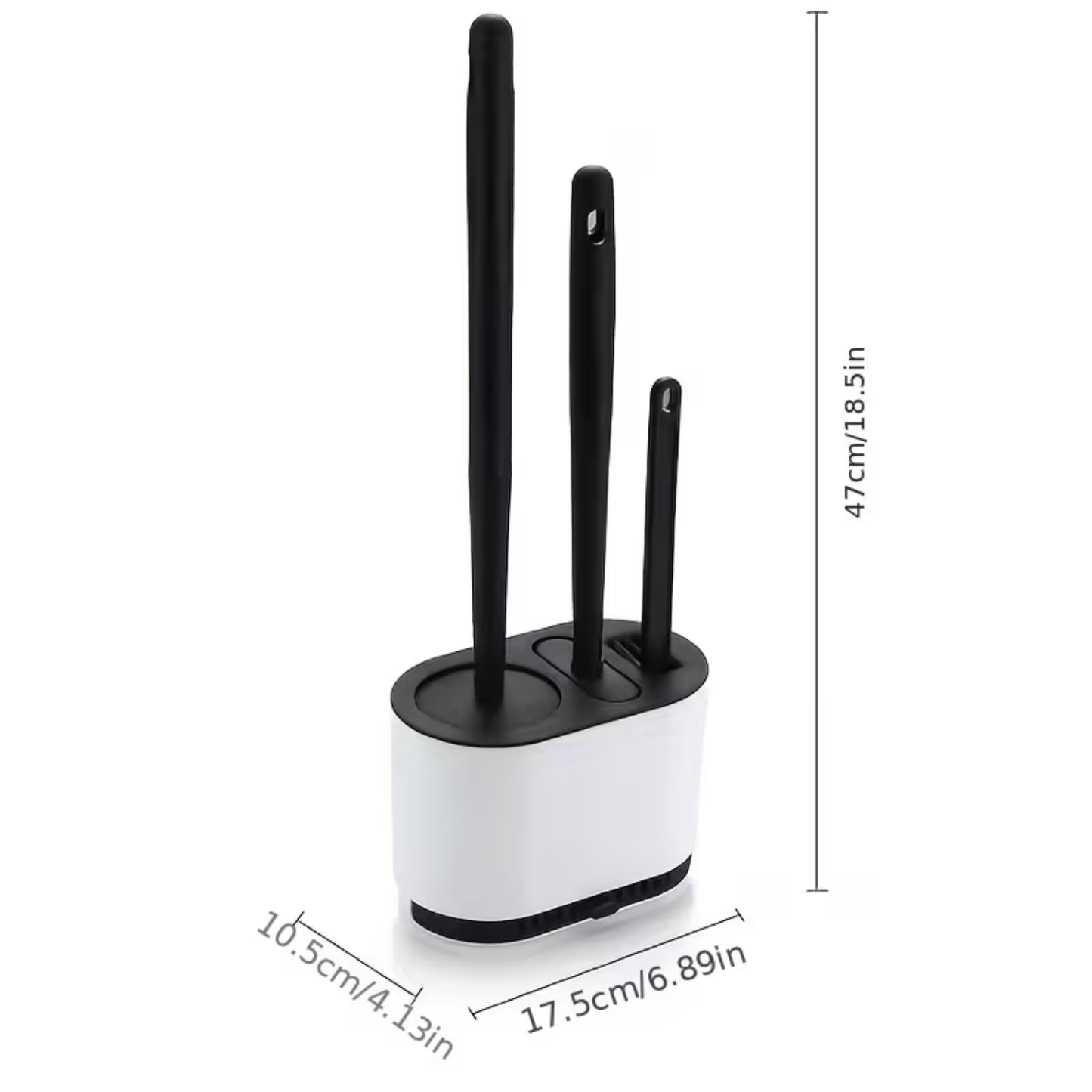 Struggling with Dirty Toilets? 3 in 1 Silicone Toilet Brush Set – Space Saving No-Slip Grip for Deep Cleaning