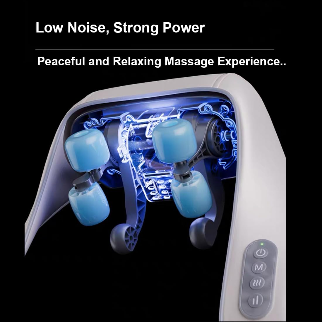 3D Kneading Massage Pillow – Shiatsu Neck & Back Massager for Muscle Pain Relief