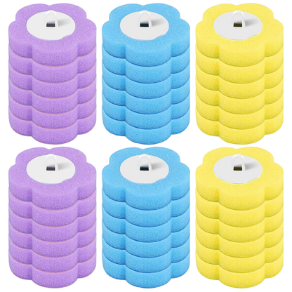 Disposable Toilet Brush Set with Replacement Heads For Hygienic Bathroom Cleaning