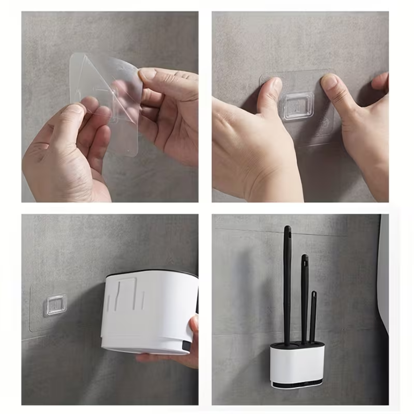 Struggling with Dirty Toilets? 3 in 1 Silicone Toilet Brush Set – Space Saving No-Slip Grip for Deep Cleaning