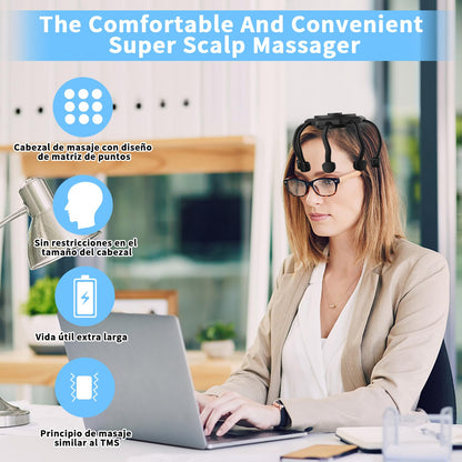 360° Ultra Head Massager – Electric Scalp Massager for Stress Relief & Relaxation