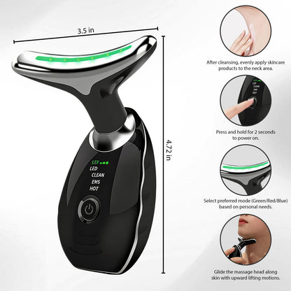 Portable Anti-Aging Beauty Device for Face & Neck Care