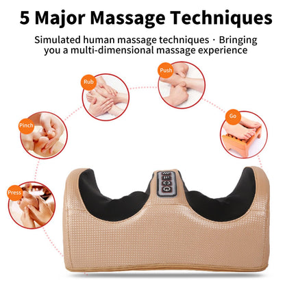 Electric Foot Massager – Heated Kneading & Vibration Foot Spa Machine for Pain Relief