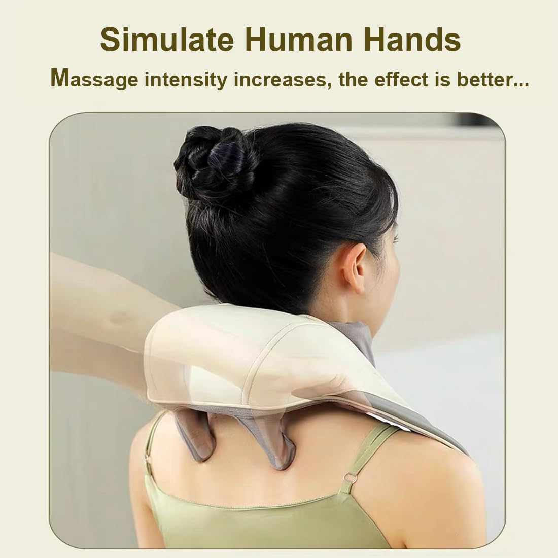3D Kneading Massage Pillow – Shiatsu Neck & Back Massager for Muscle Pain Relief